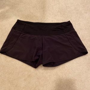 Lululemon 4 inch women’s running shorts